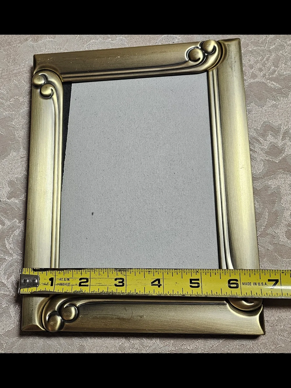 Vintage Brass Gold Tone Ornate Photo Frame - Elegant Home Accent
